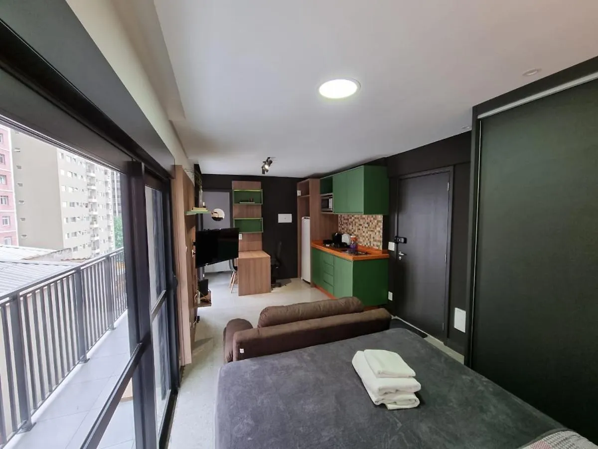 84 New Studio Next Paulista Av, Fast Wifi And Balcony São Paulo Apartamento
